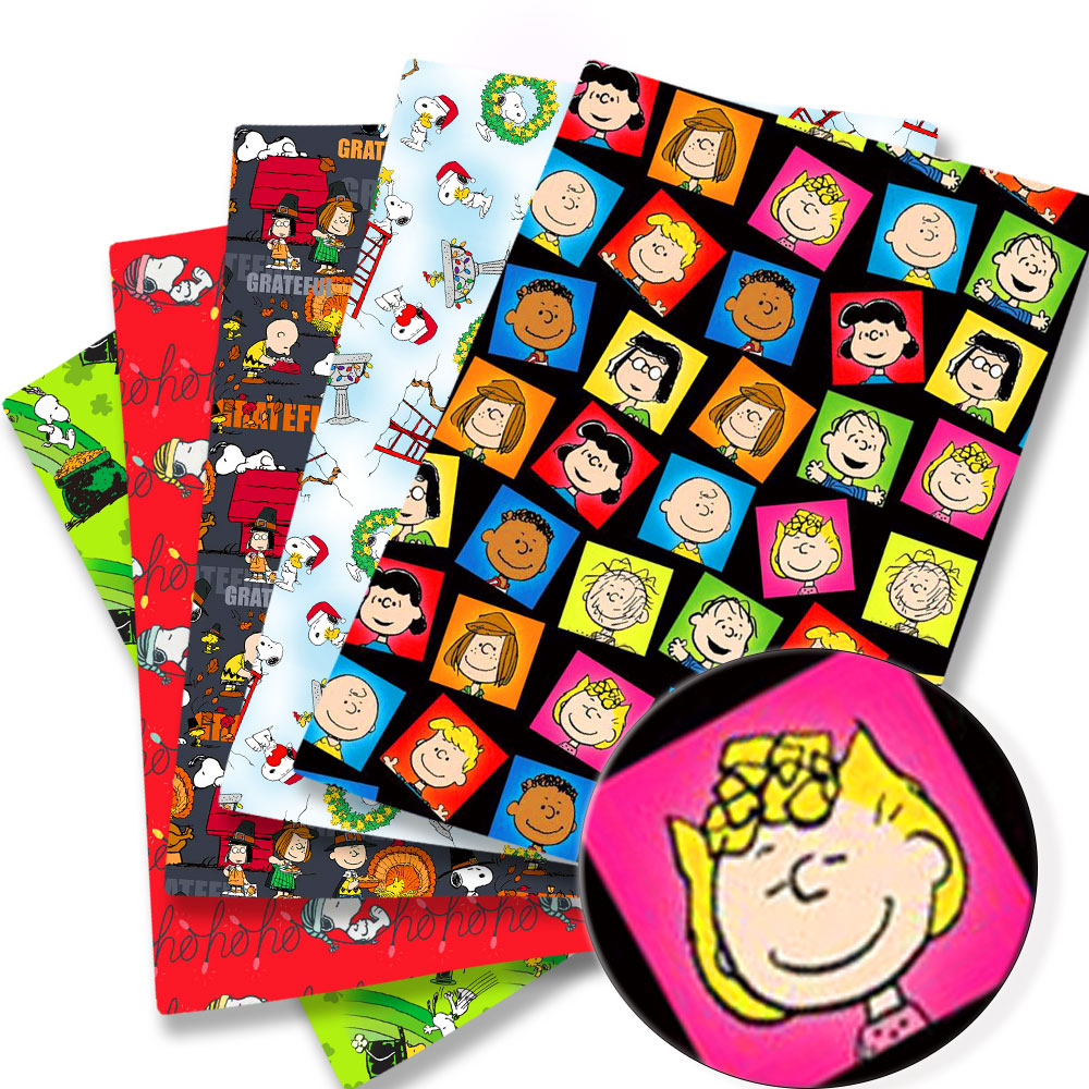 Home Textiles Curtains - Tissu TAKARA TOMY Snoopy 140x50CM, imprimé