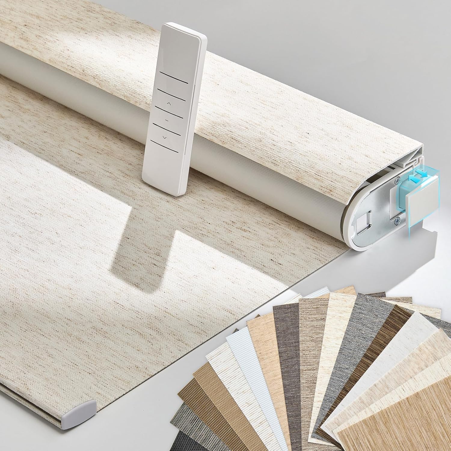 Home Textiles France - Stores enrouleurs motorisés en tissu de