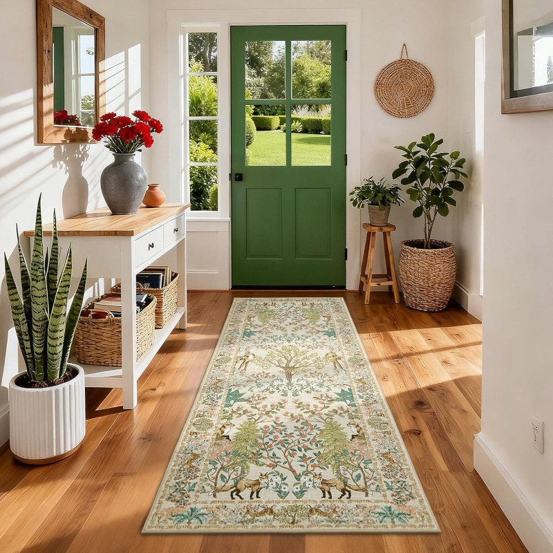 Home Textiles Online - Tapis de couloir vintage à motif