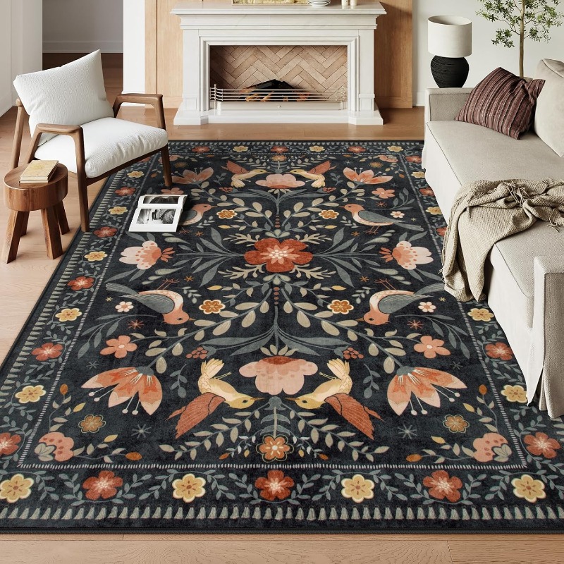 Home Textiles Online - Tapis de salon à motifs de