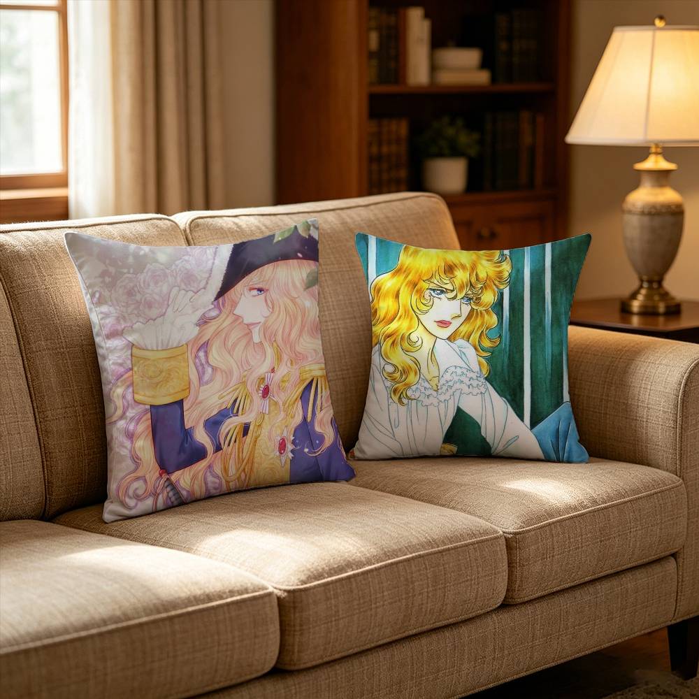 Versailles Home Textiles - Housse de coussin Rose of V-Versailles