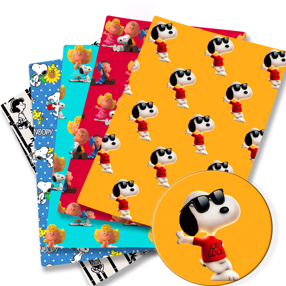 Home Textiles Curtains - Tissu Snoopy TAKARA TOMY 140x50CM, tissu