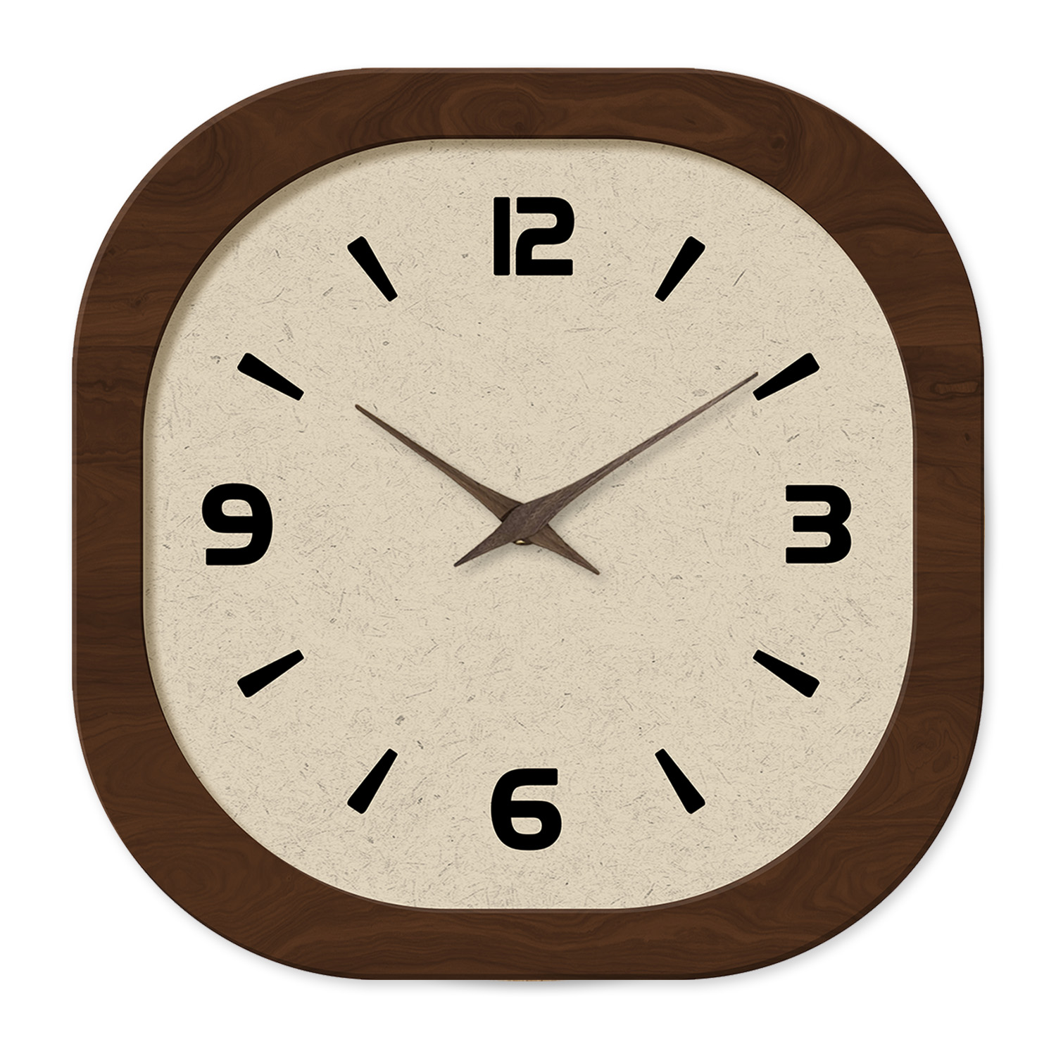 Home Textiles France - Horloge murale en bois à motif