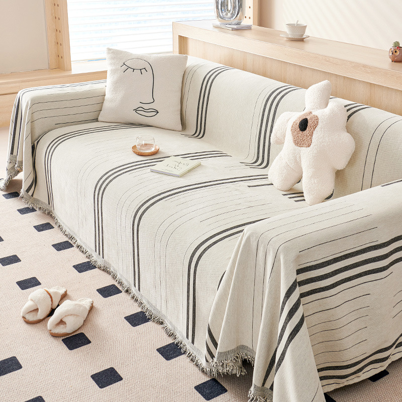 Housse de canapé en chenille N - Home Lines Textiles avis et prix