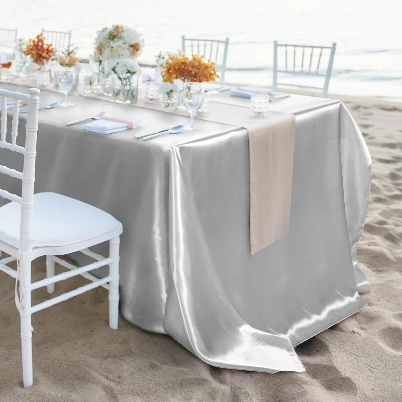 Nappe en satin lisse et soyeus - Home Textiles Today News avis et prix