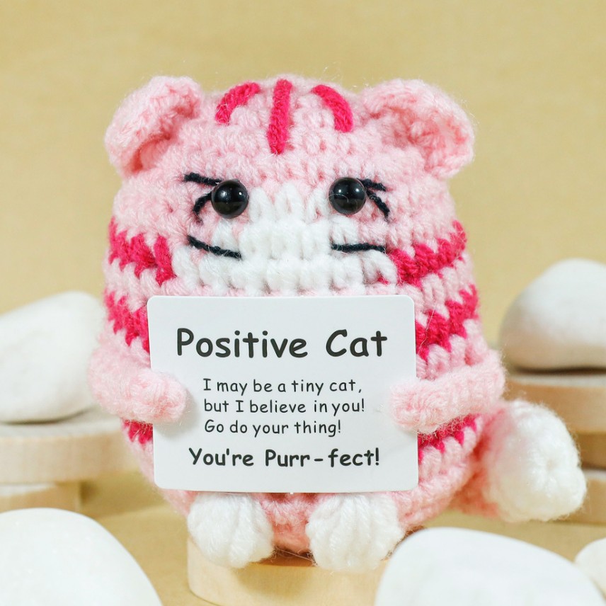 Poupée de chat Positive au Cro - Home And Textiles Today avis et prix
