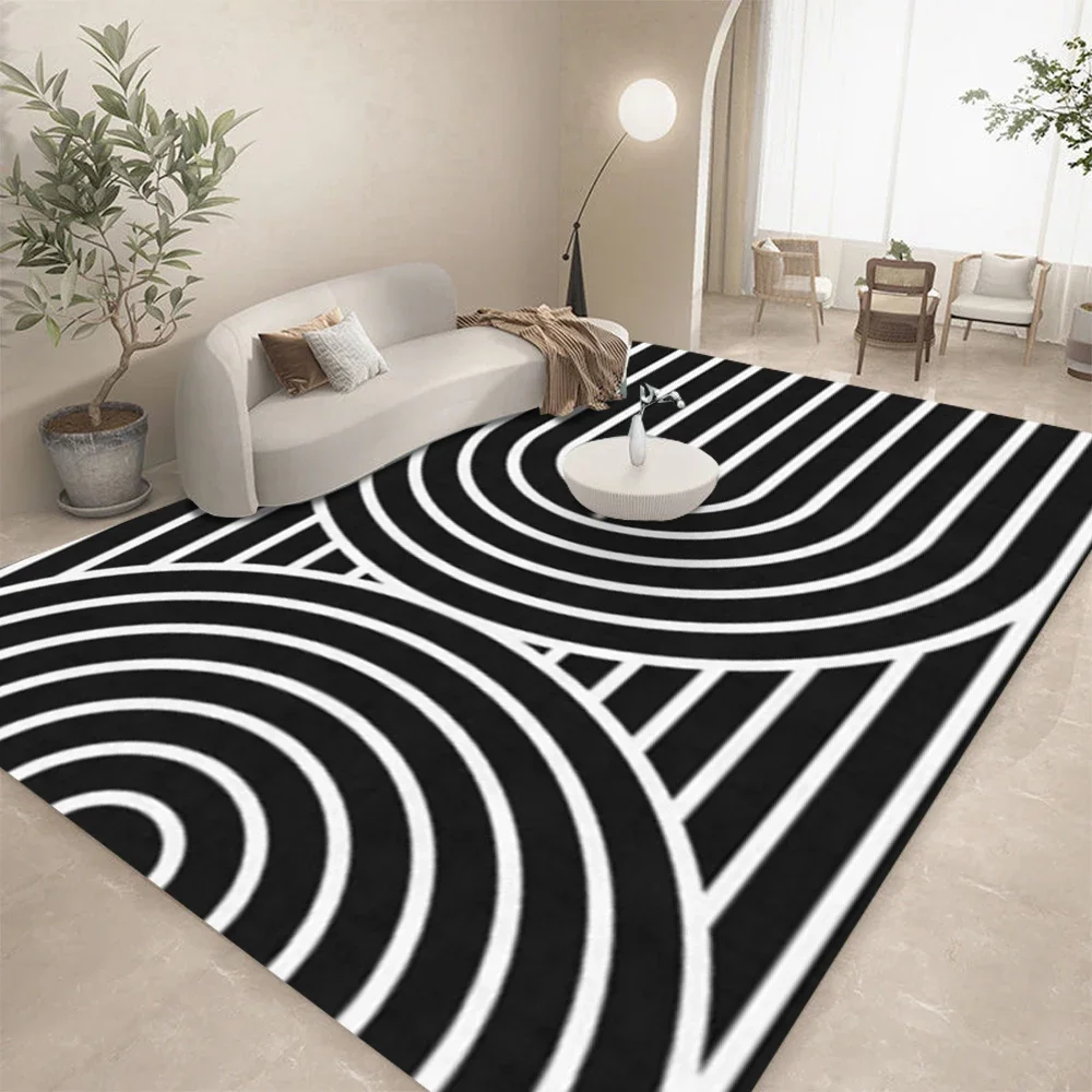 HD-noir blanc ligne géométriqu - Home Lines Textiles avis et prix