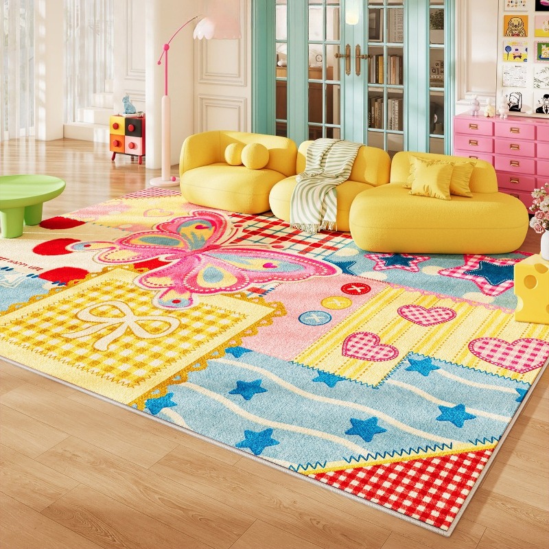 Tapis de salon coloré motif pu - Home Textiles Online avis et prix