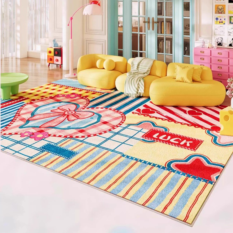 Tapis de salon coloré motif pu - Home Textiles Online avis et prix