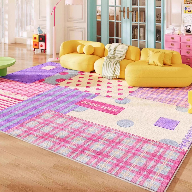 Tapis de salon coloré motif pu - Home Textiles Online avis et prix
