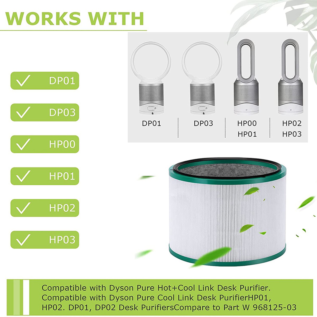 Filtre de remplacement HGHO po - Dyson Fan Pure Cool avis et prix