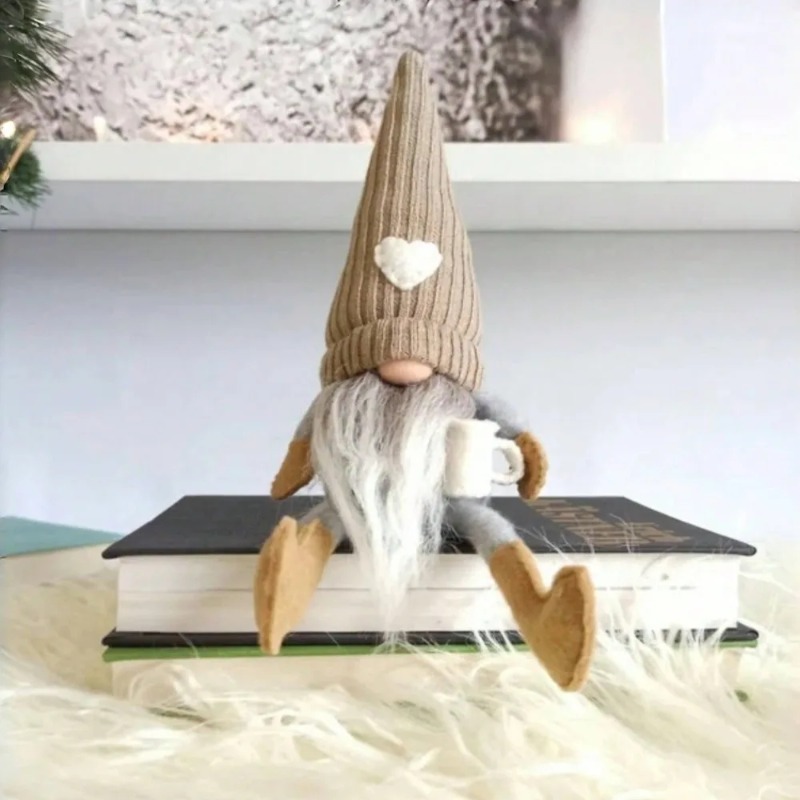 Gnome tricoté sans visage avec - Home And Textiles Today avis et prix