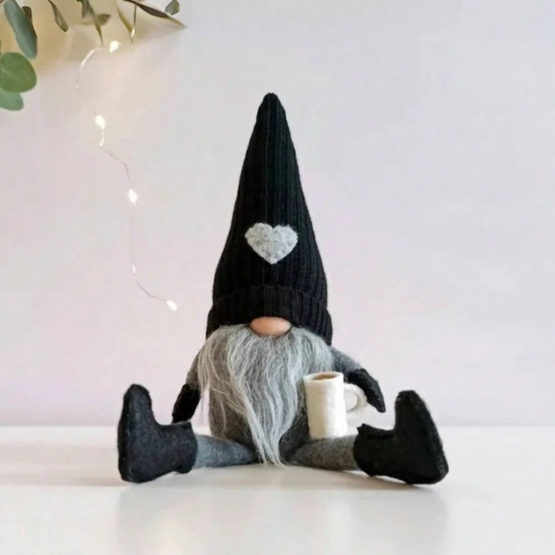 Gnome tricoté sans visage avec - Home And Textiles Today avis et prix