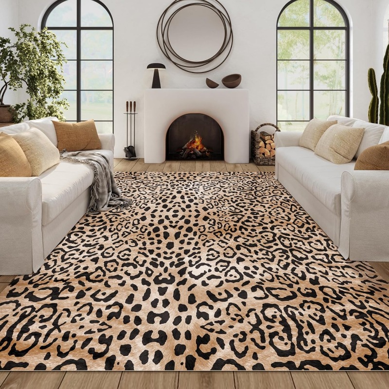 Tapis de salon à rayures tigre - Home Textiles Online avis et prix